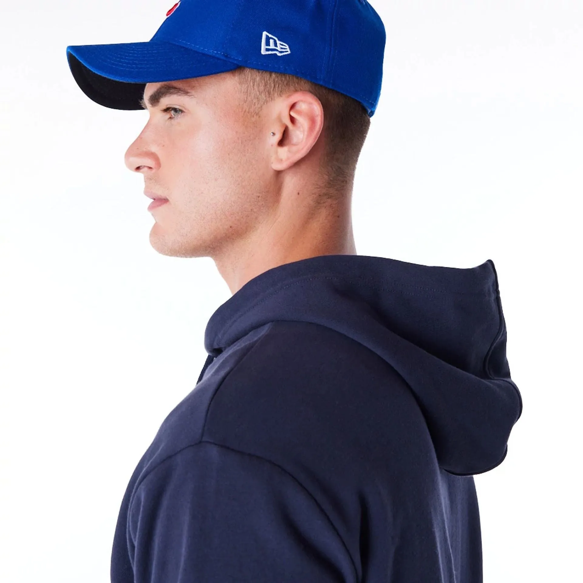 Chicago Cubs MLB Food Graphic Navy Oversized Pullover Hoodie