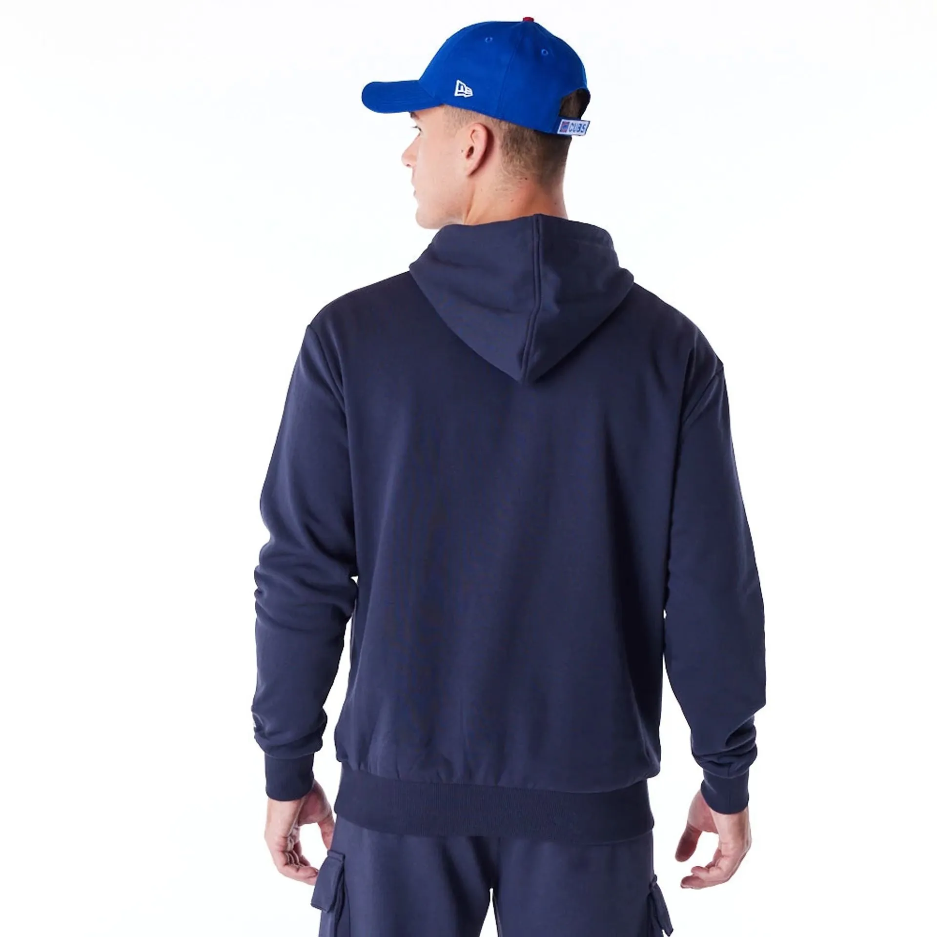 Chicago Cubs MLB Food Graphic Navy Oversized Pullover Hoodie