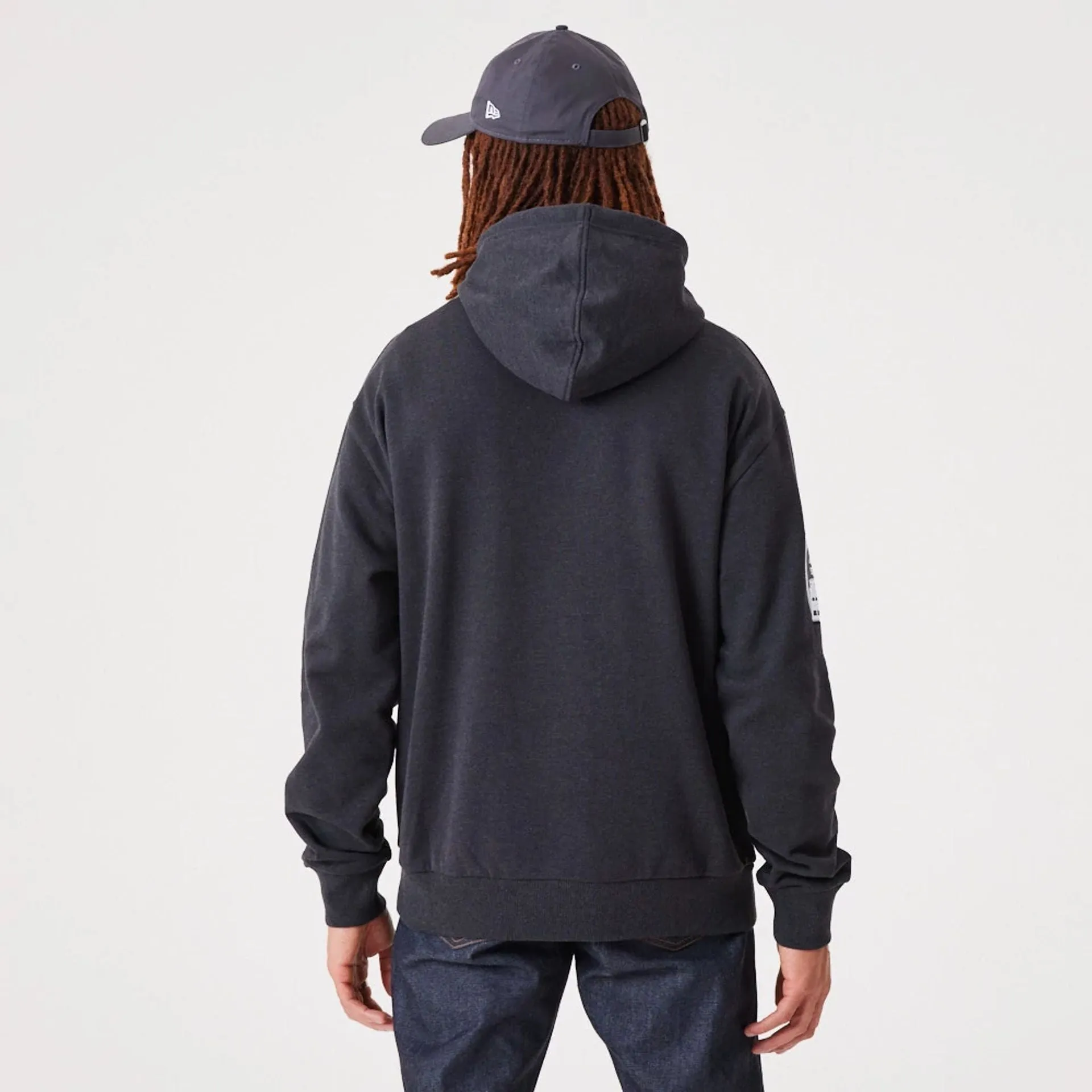 Chicago White Sox MLB Heritage Medium Grey Oversized Hoodie