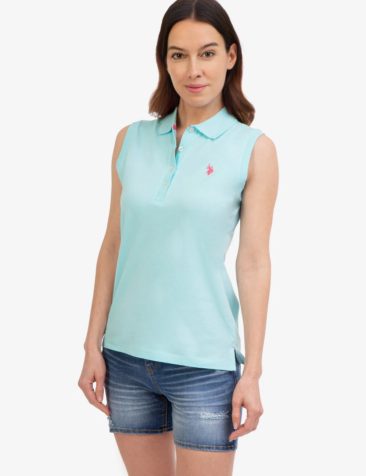 CLASSIC SLEEVELESS POLO SHIRT