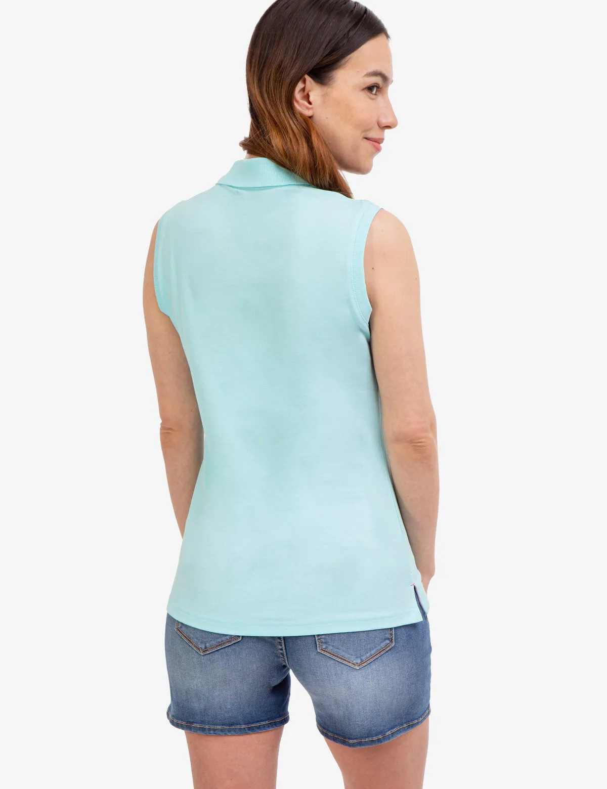 CLASSIC SLEEVELESS POLO SHIRT