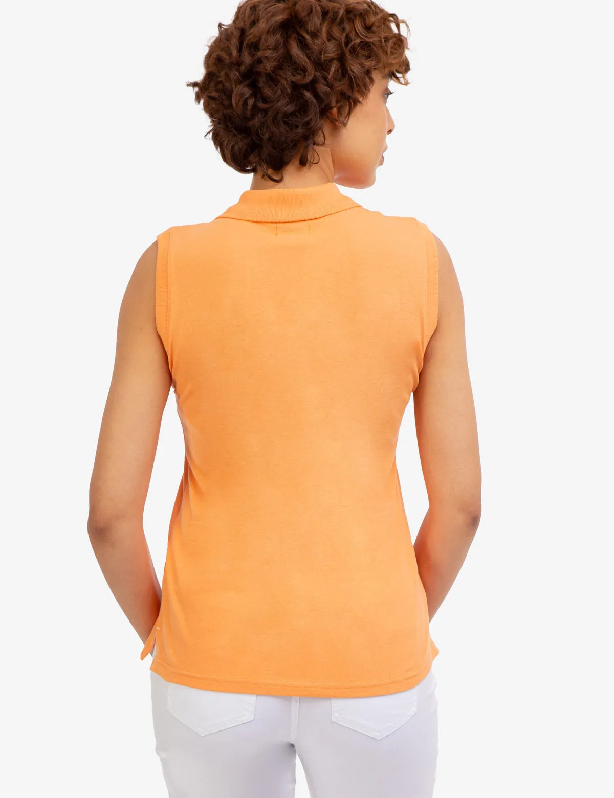 CLASSIC SLEEVELESS POLO SHIRT