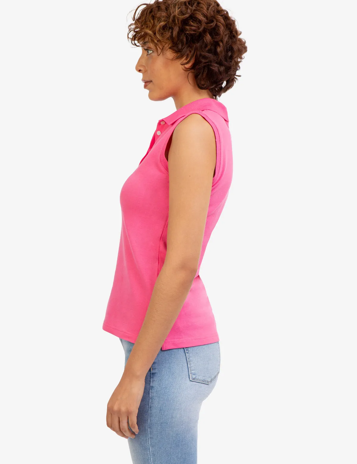 CLASSIC SLEEVELESS POLO SHIRT