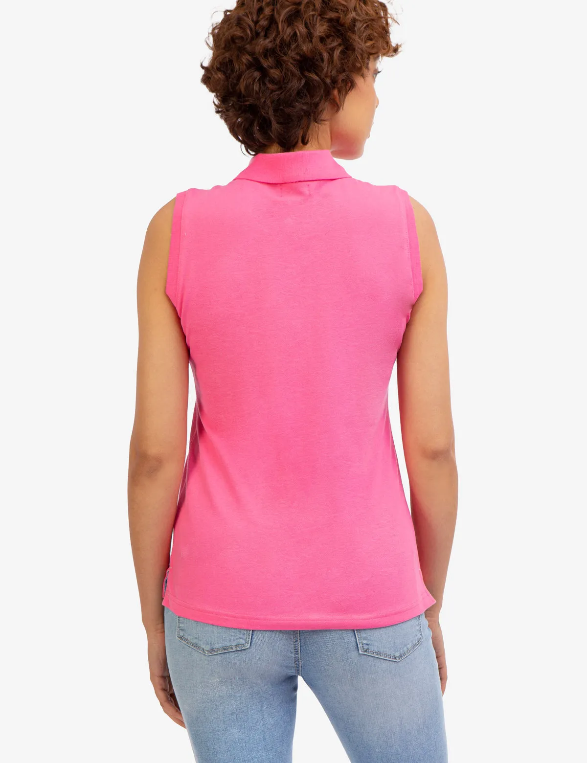 CLASSIC SLEEVELESS POLO SHIRT
