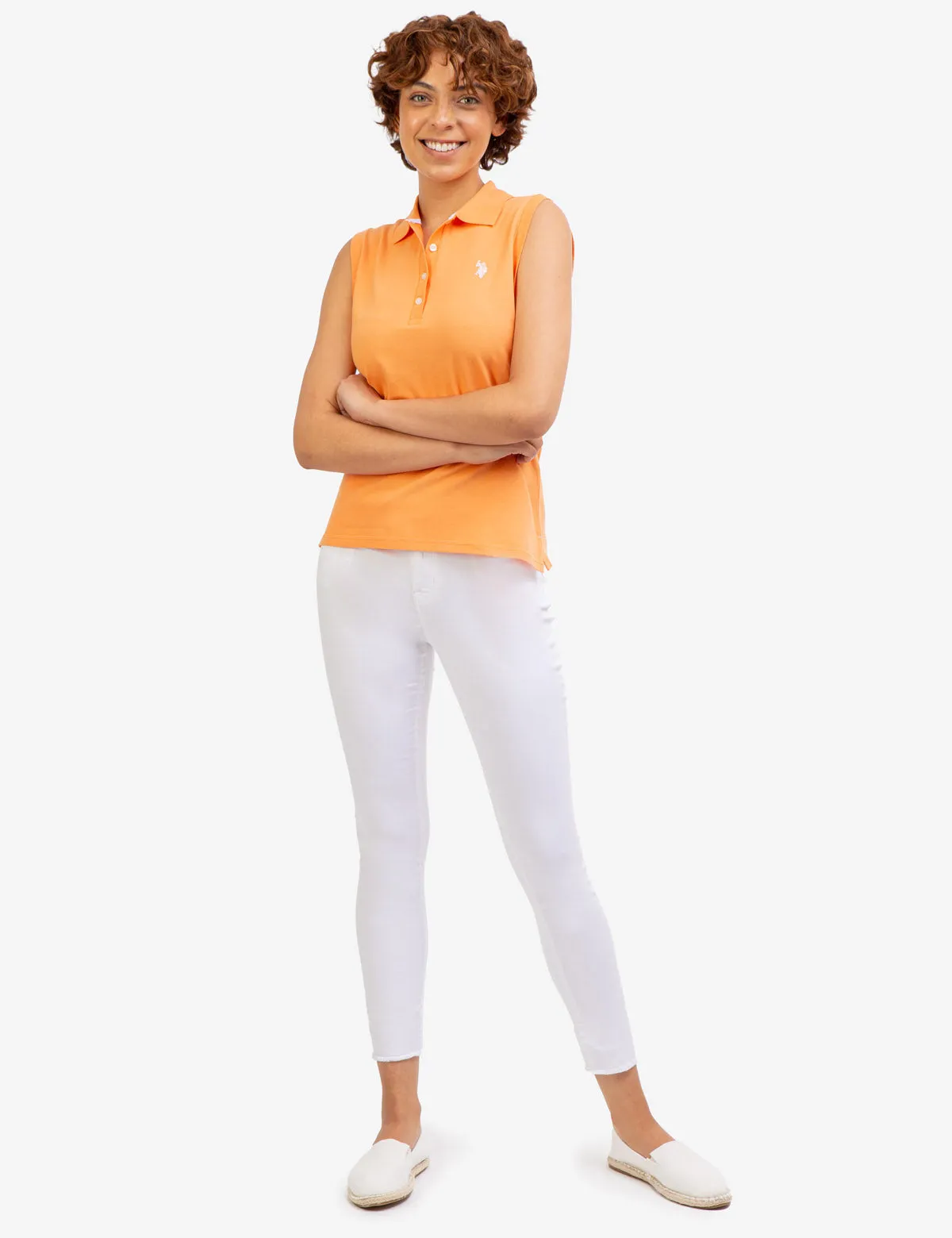 CLASSIC SLEEVELESS POLO SHIRT