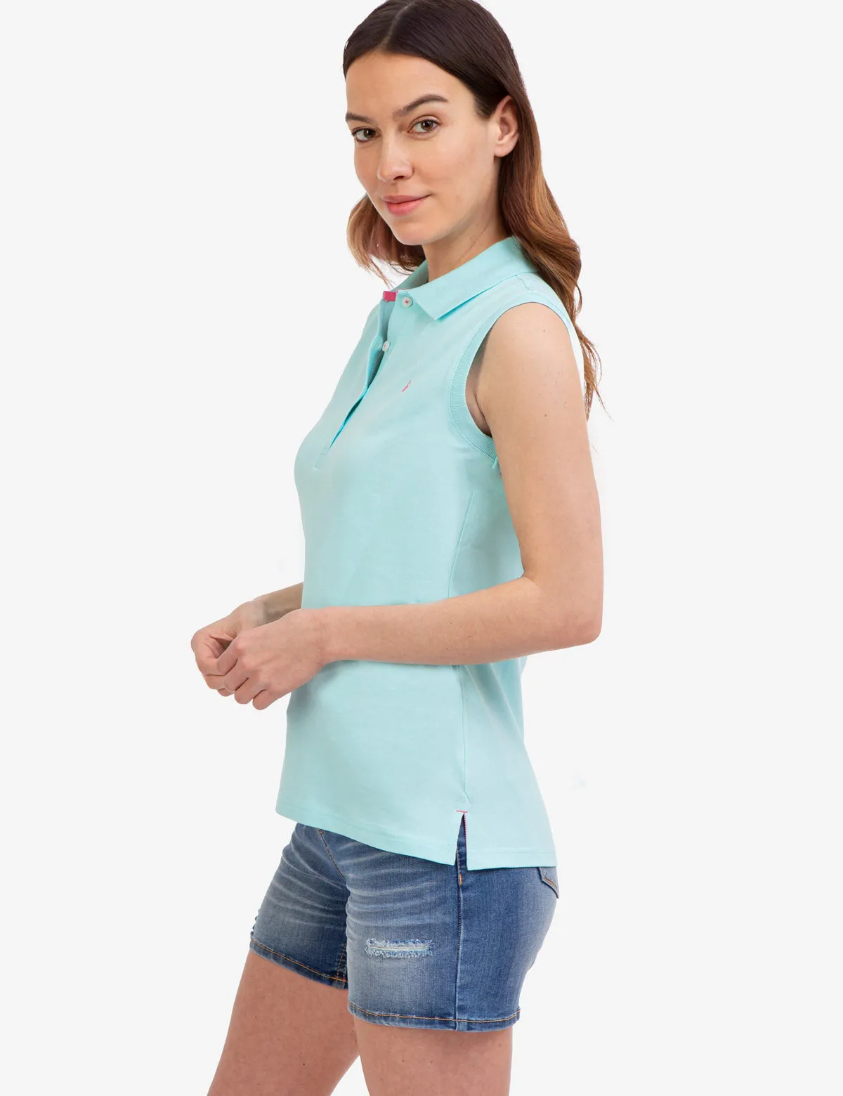 CLASSIC SLEEVELESS POLO SHIRT