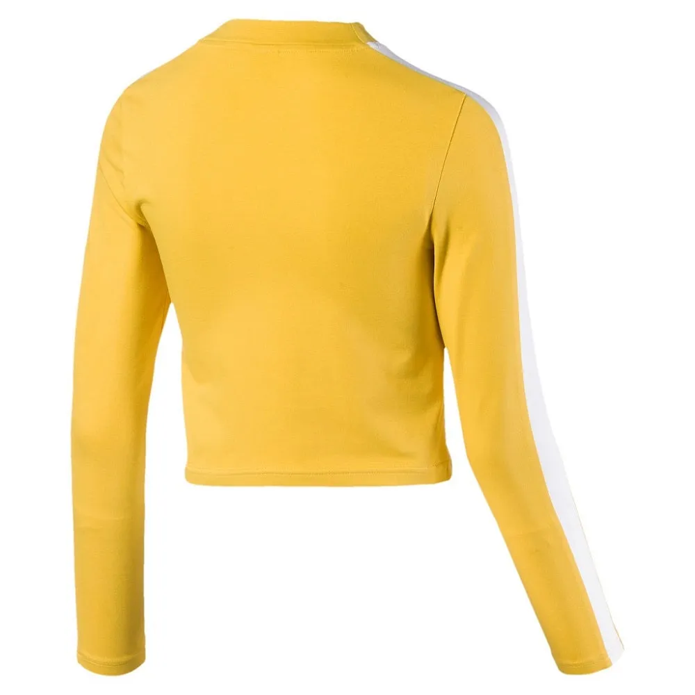 Classics Damen Langärmliges Crop Top