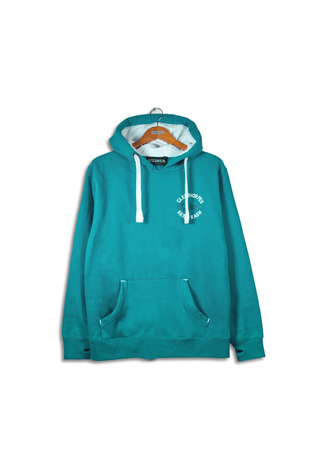 Cleethorpes Teal Overhead Hoody - High Surf