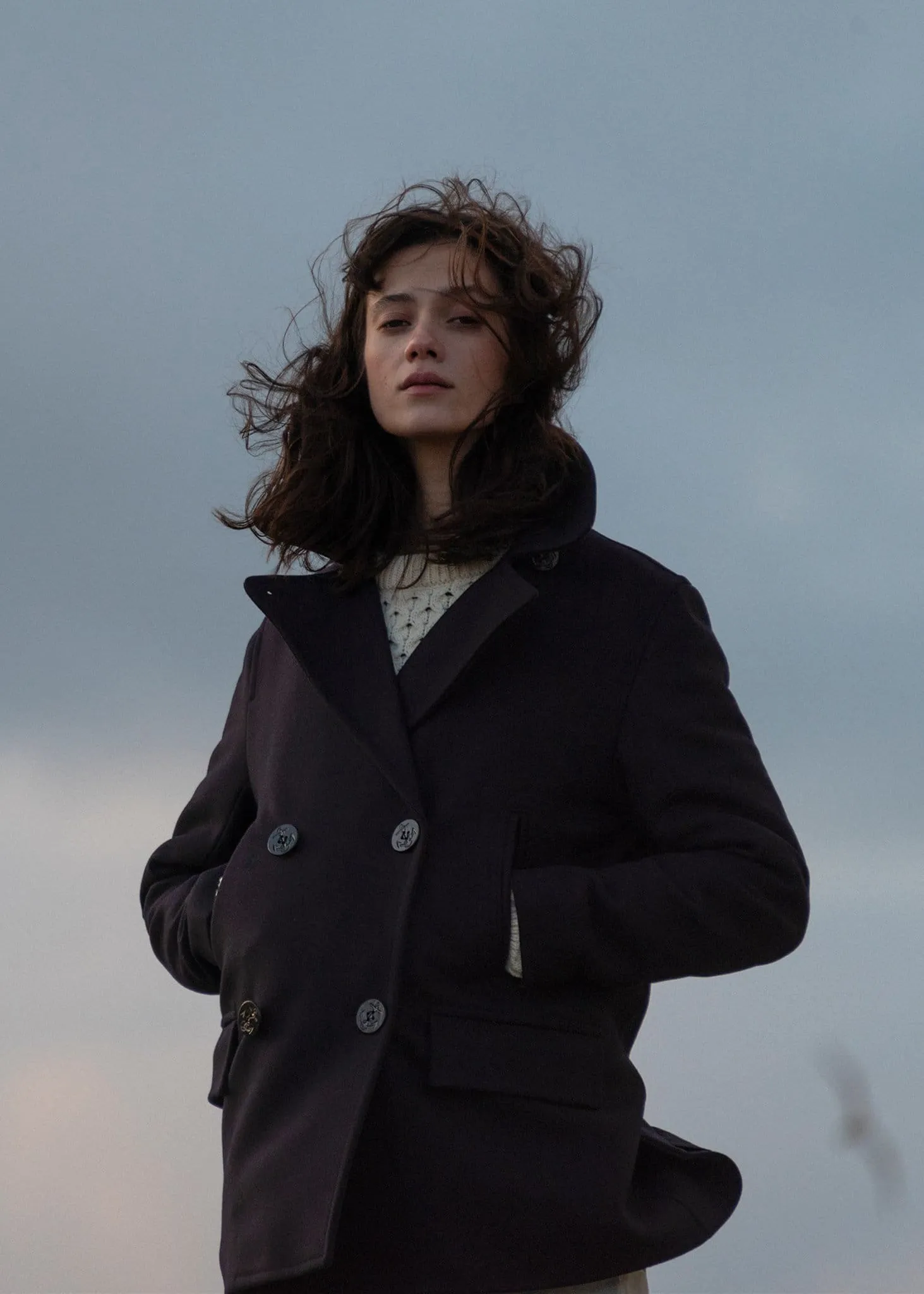 Clementine Peacoat Black