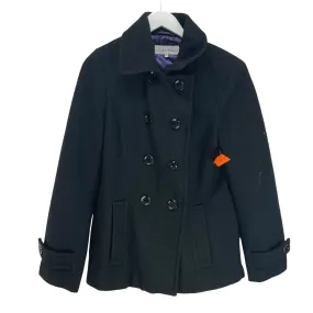Coat Peacoat By Calvin Klein O In Black, Size: M