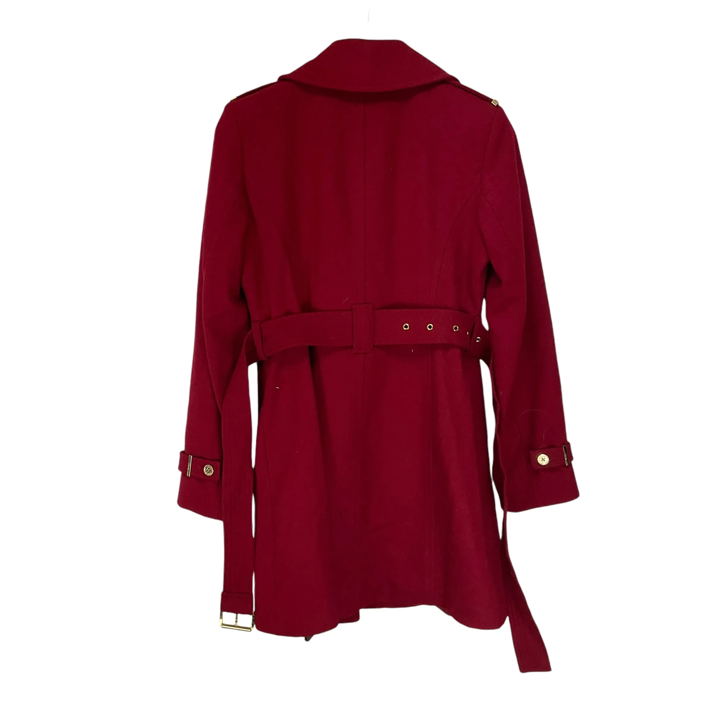 Coat Peacoat By Michael By Michael Kors In Red, Size: 4
