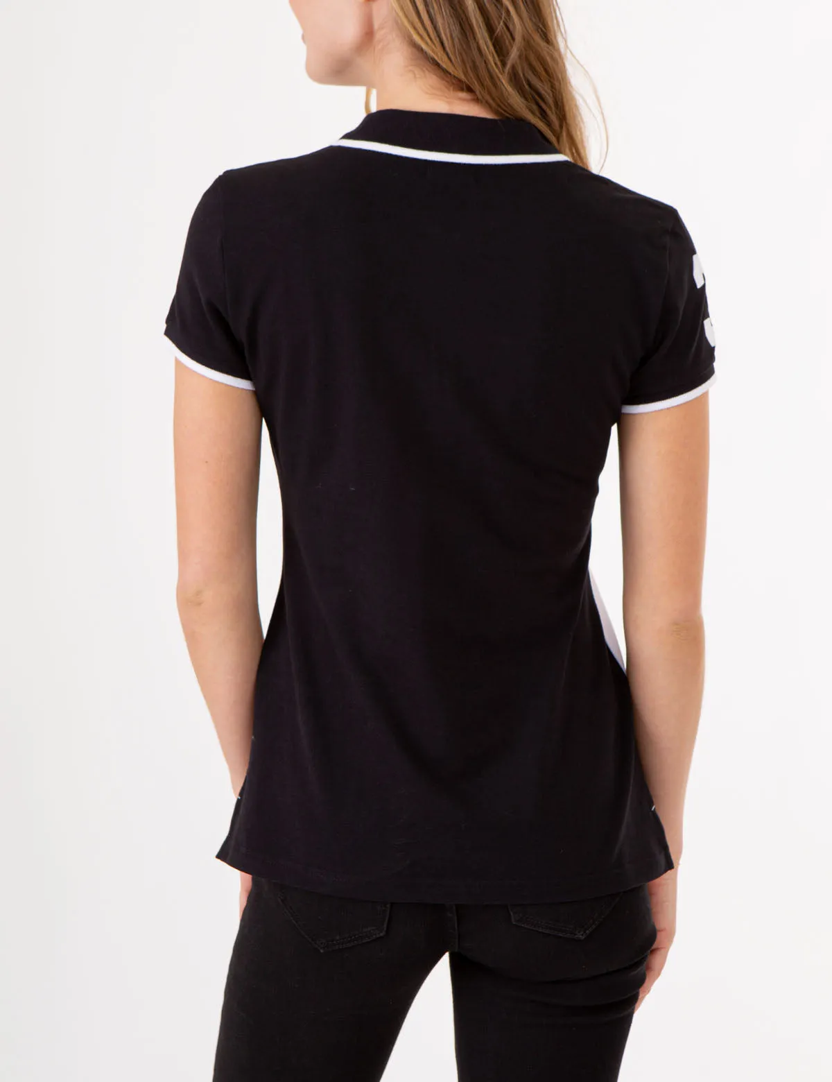 COLORBLOCK CREST LOGO POLO SHIRT
