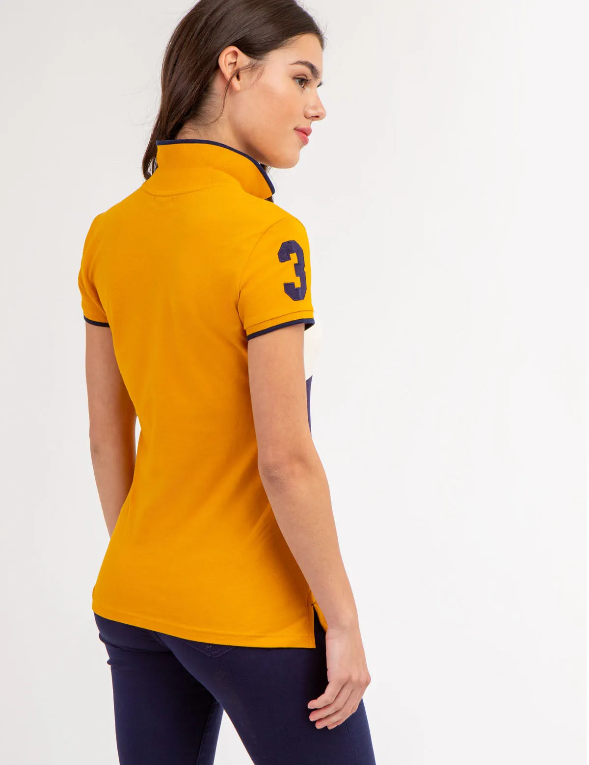 COLORBLOCK CREST LOGO POLO SHIRT