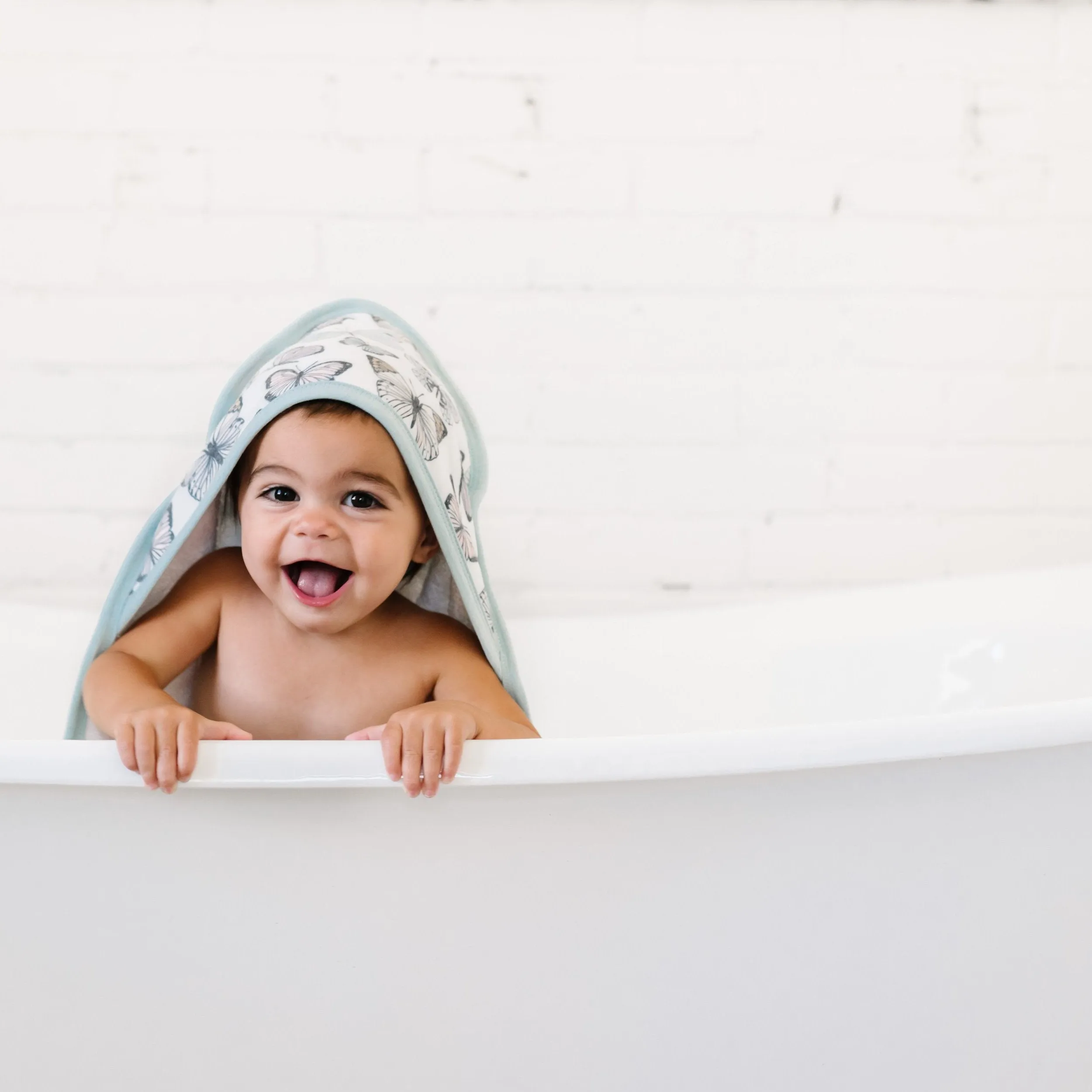 Copper Pearl Premium Knit Hooded Towel | Dot