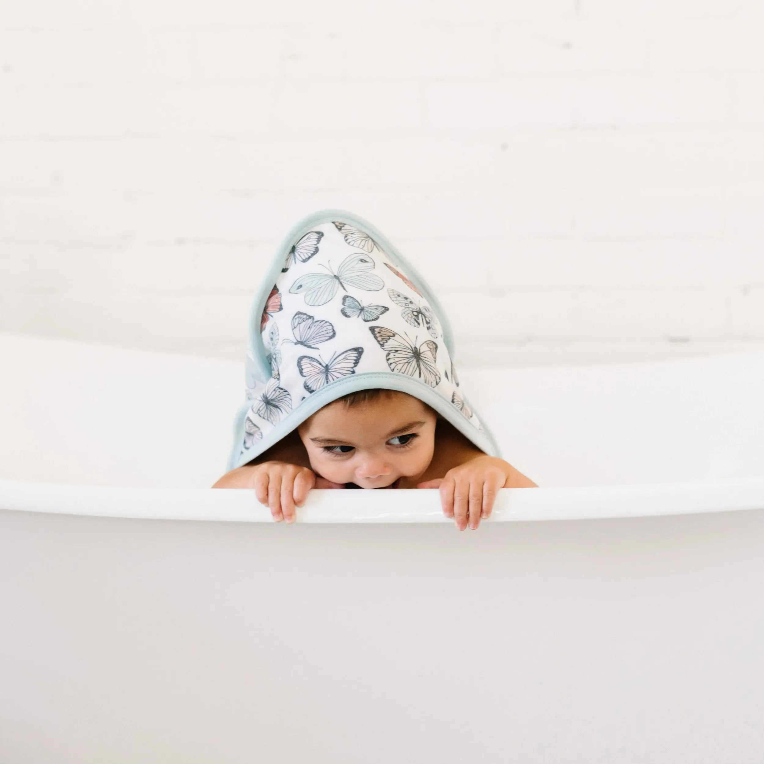 Copper Pearl Premium Knit Hooded Towel | Dot