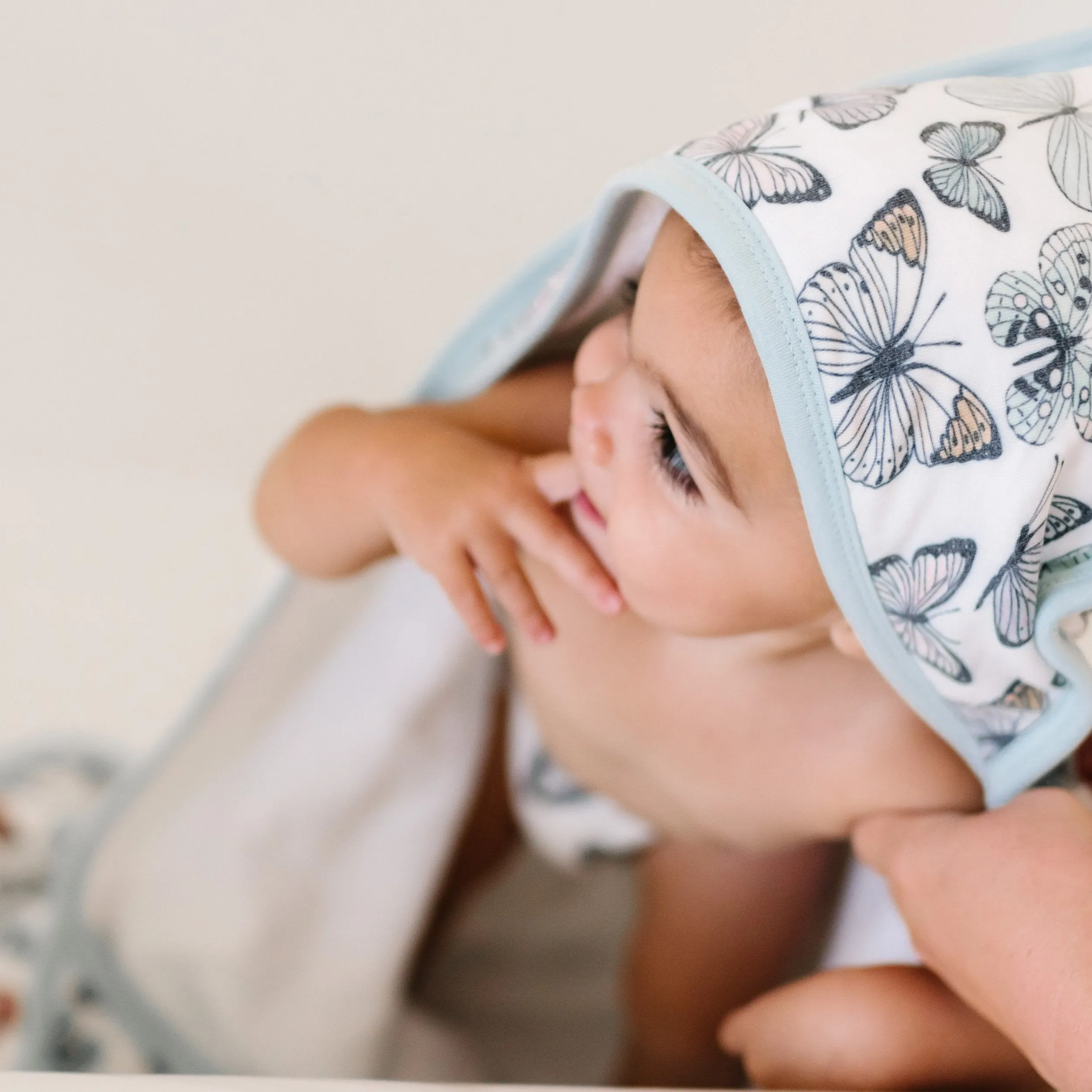 Copper Pearl Premium Knit Hooded Towel | Dot