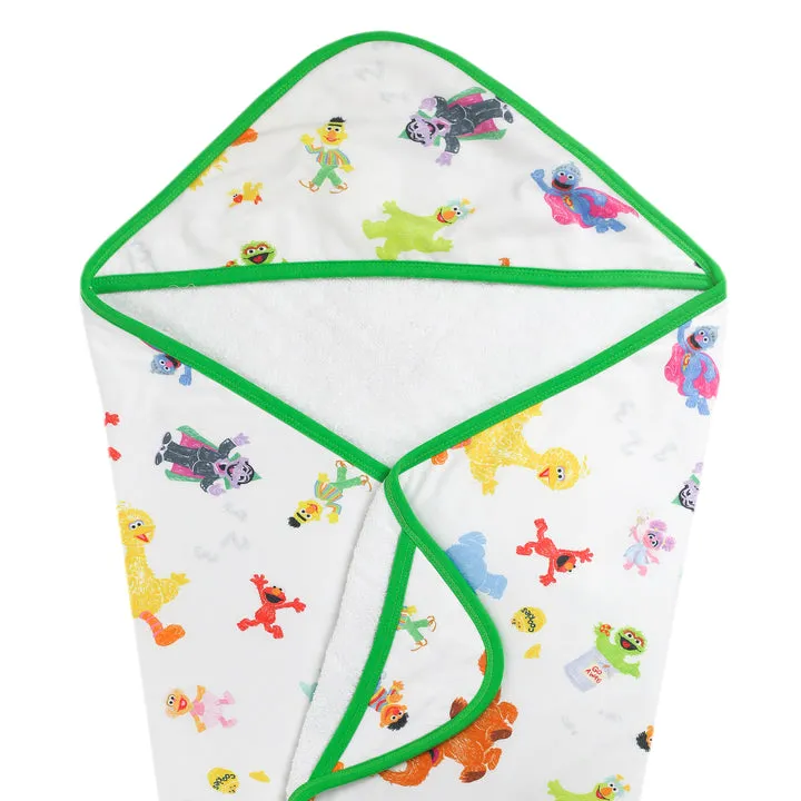 Copper Pearl Premium Knit  Hooded Towel | Sesame Friends