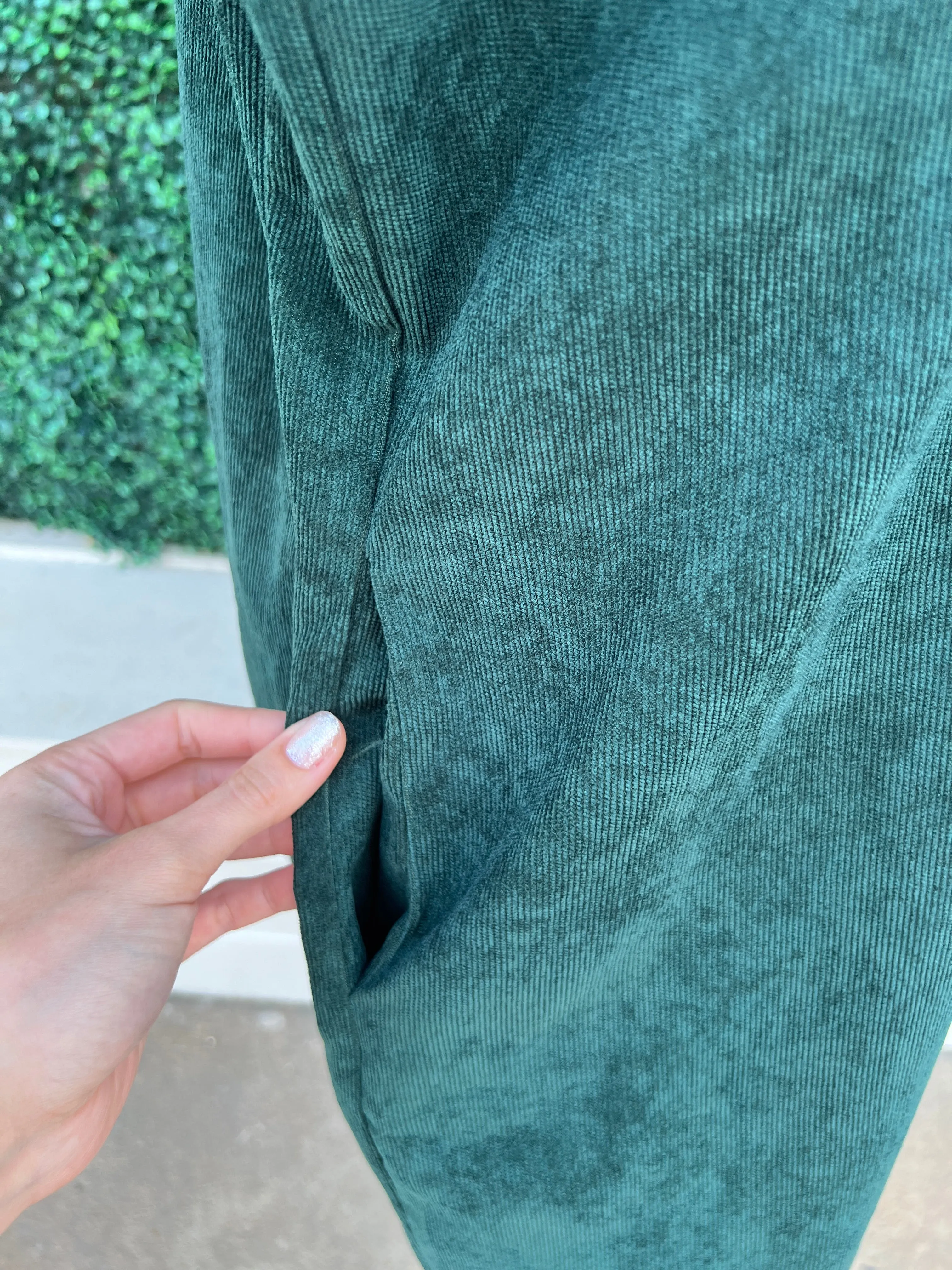 Corduroy Shirt Dress