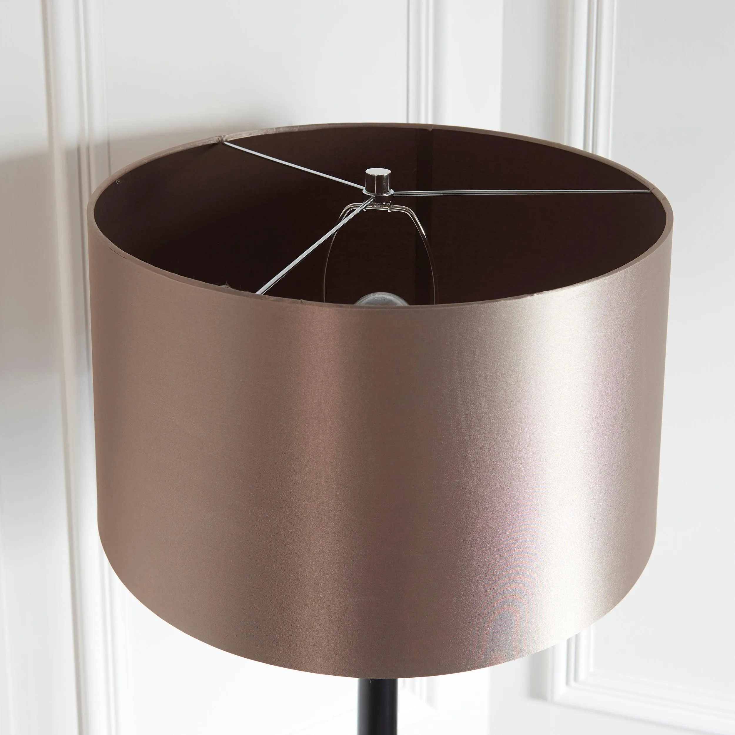 Corvina Nickel Floor Lamp
