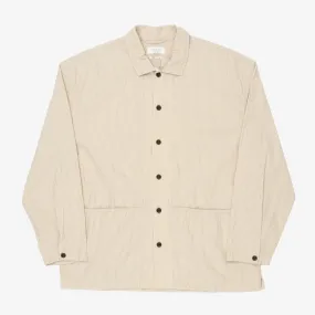 Crinkle Stripe Chore Jacket