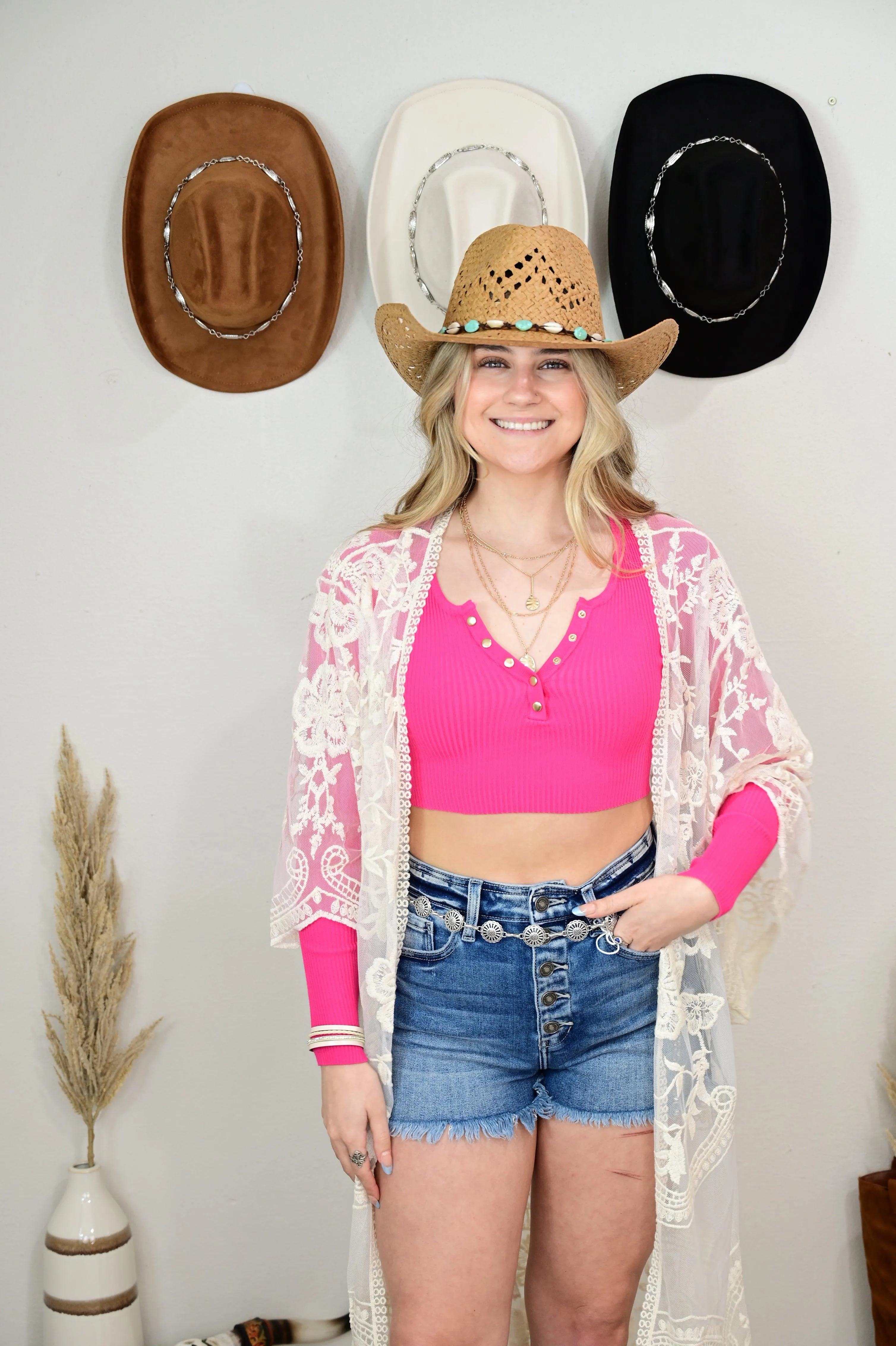 Cropped Long Sleeve Jenna Top