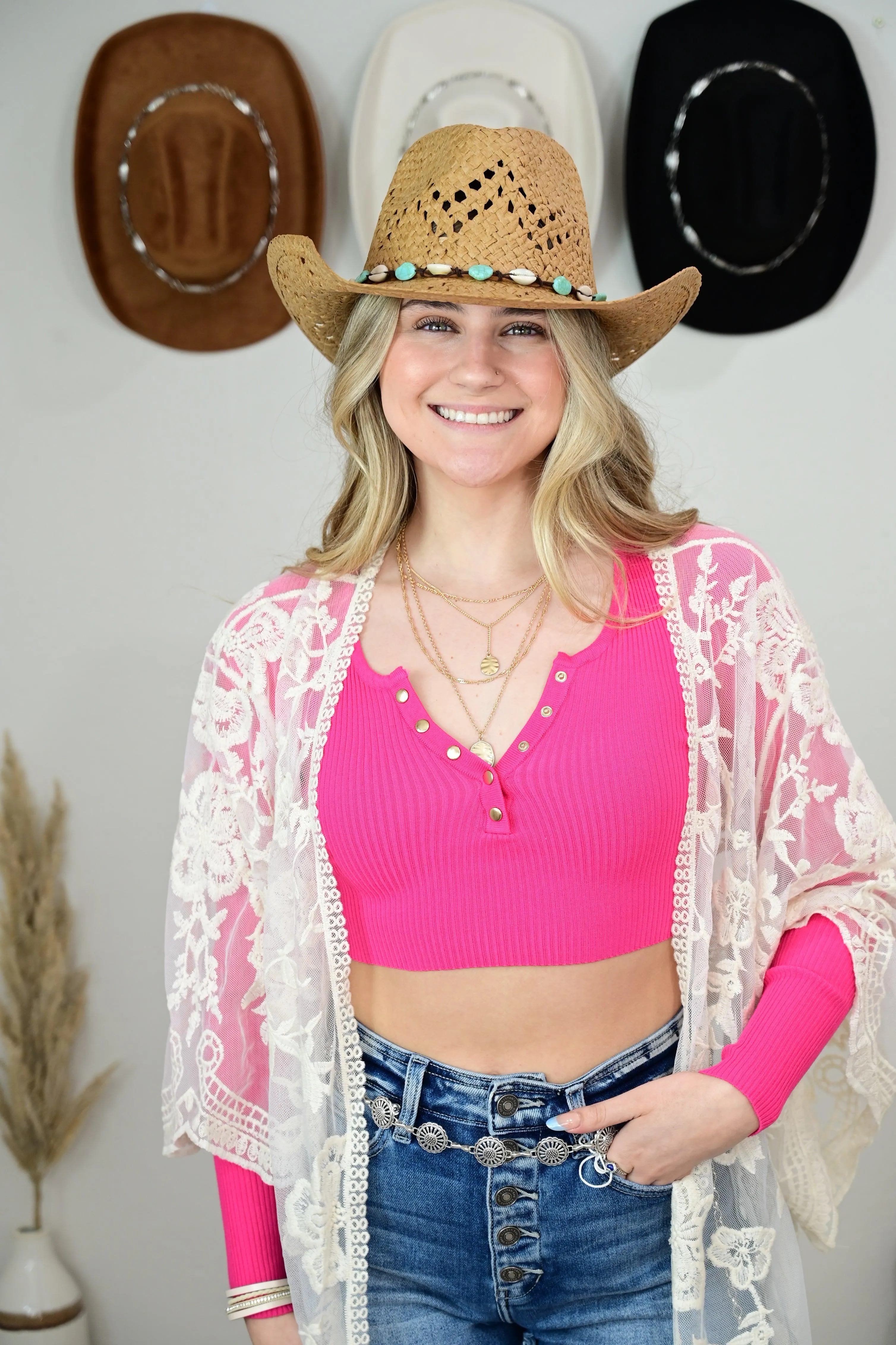 Cropped Long Sleeve Jenna Top
