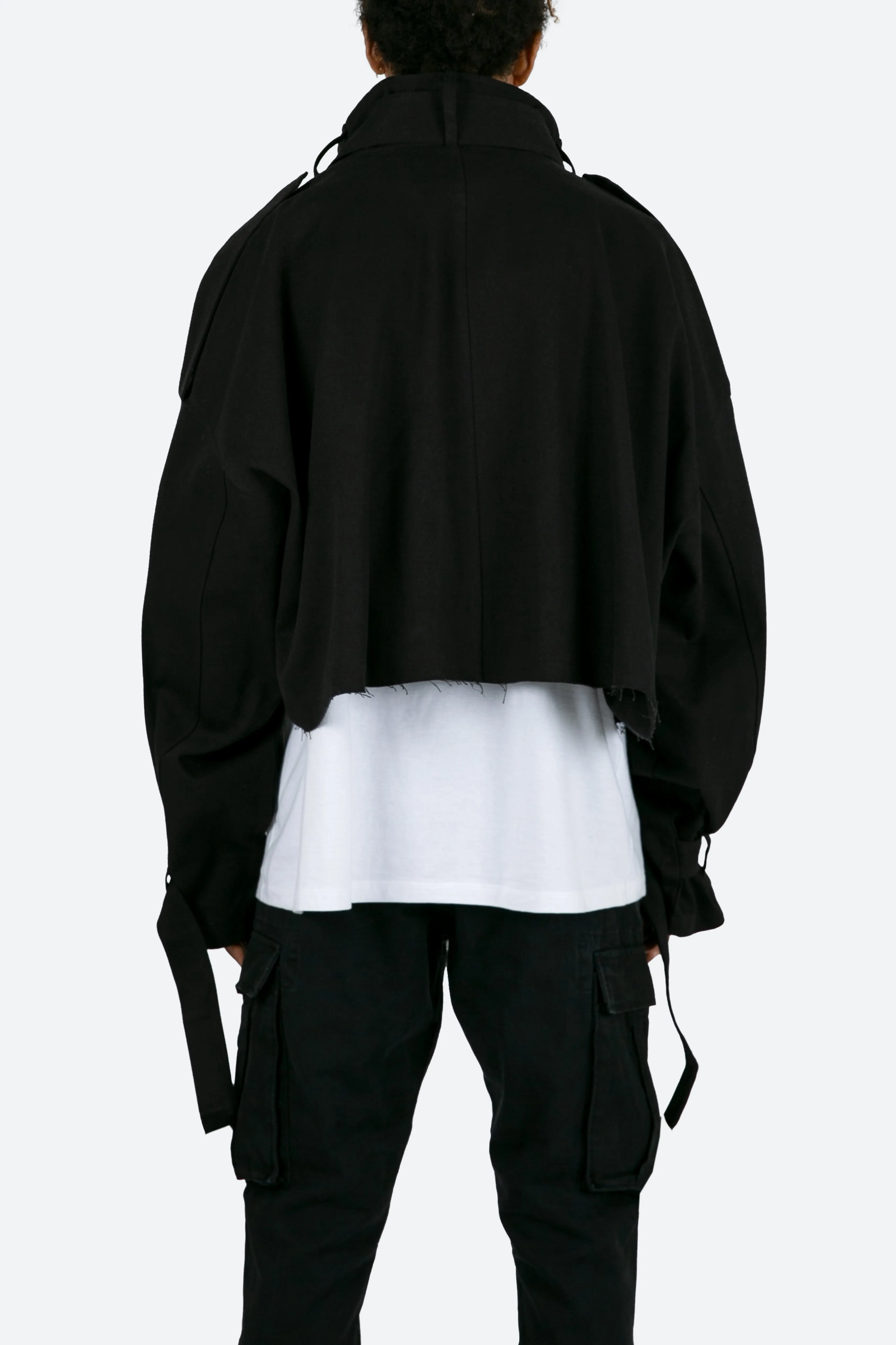 Cropped M65 Jacket - Black