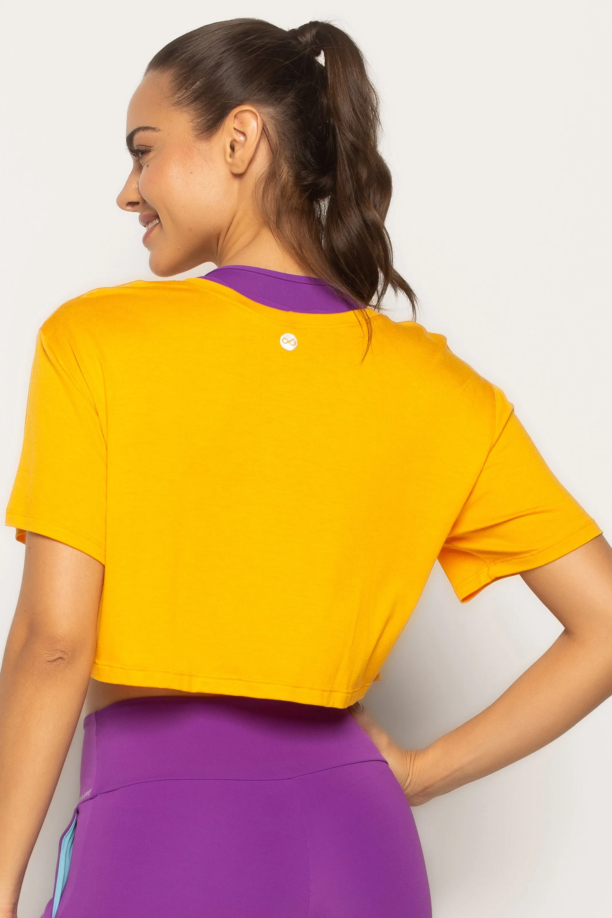 Cropped T-Shirt Amarelo