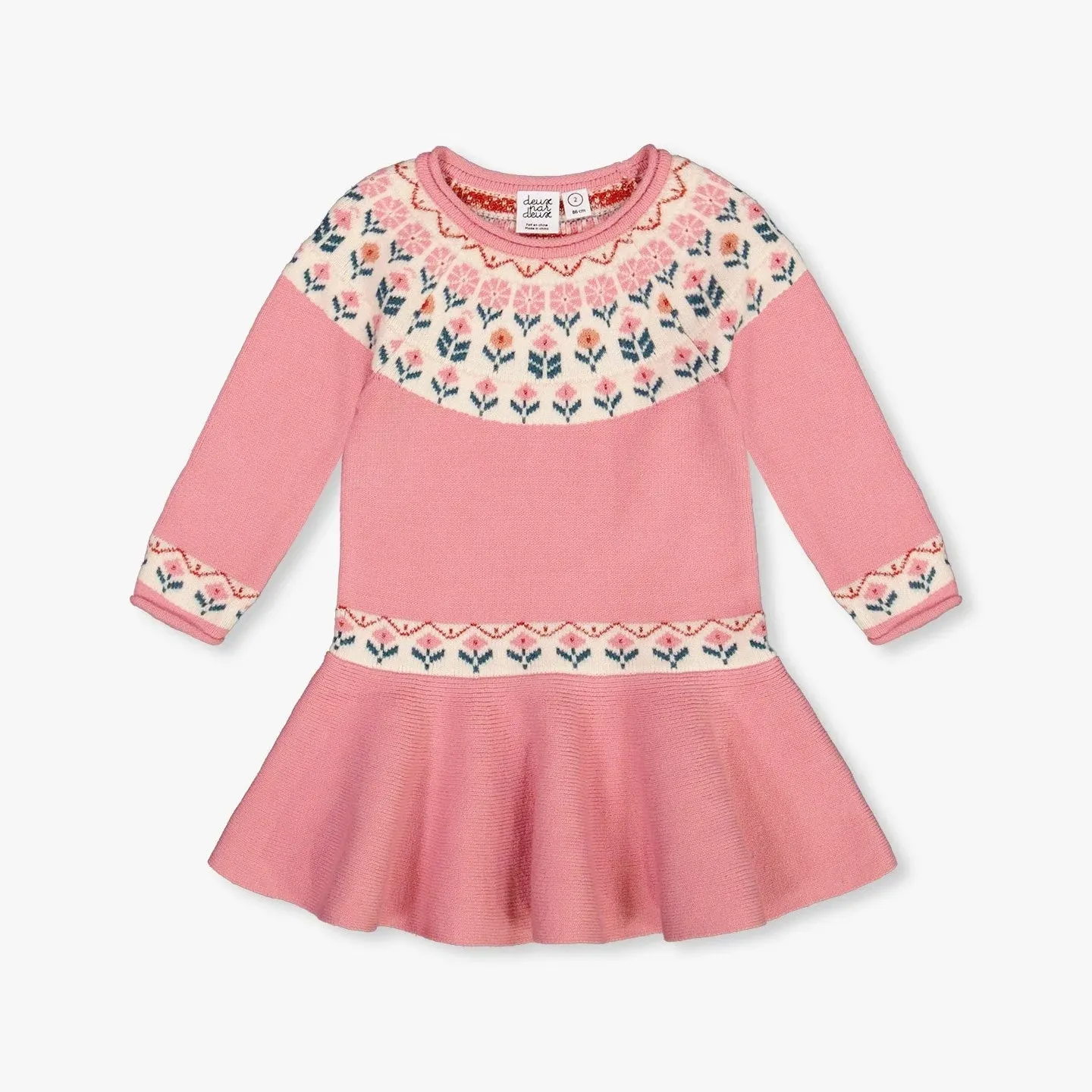 Deux Par Deux Dress - Edelweiss Rossette