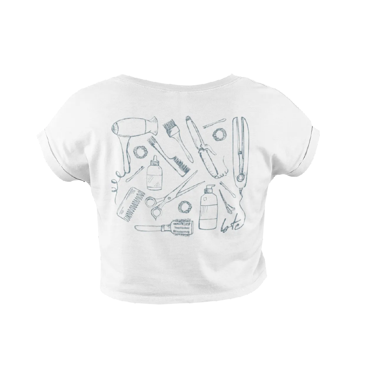 Doodle Cropped T-Shirt