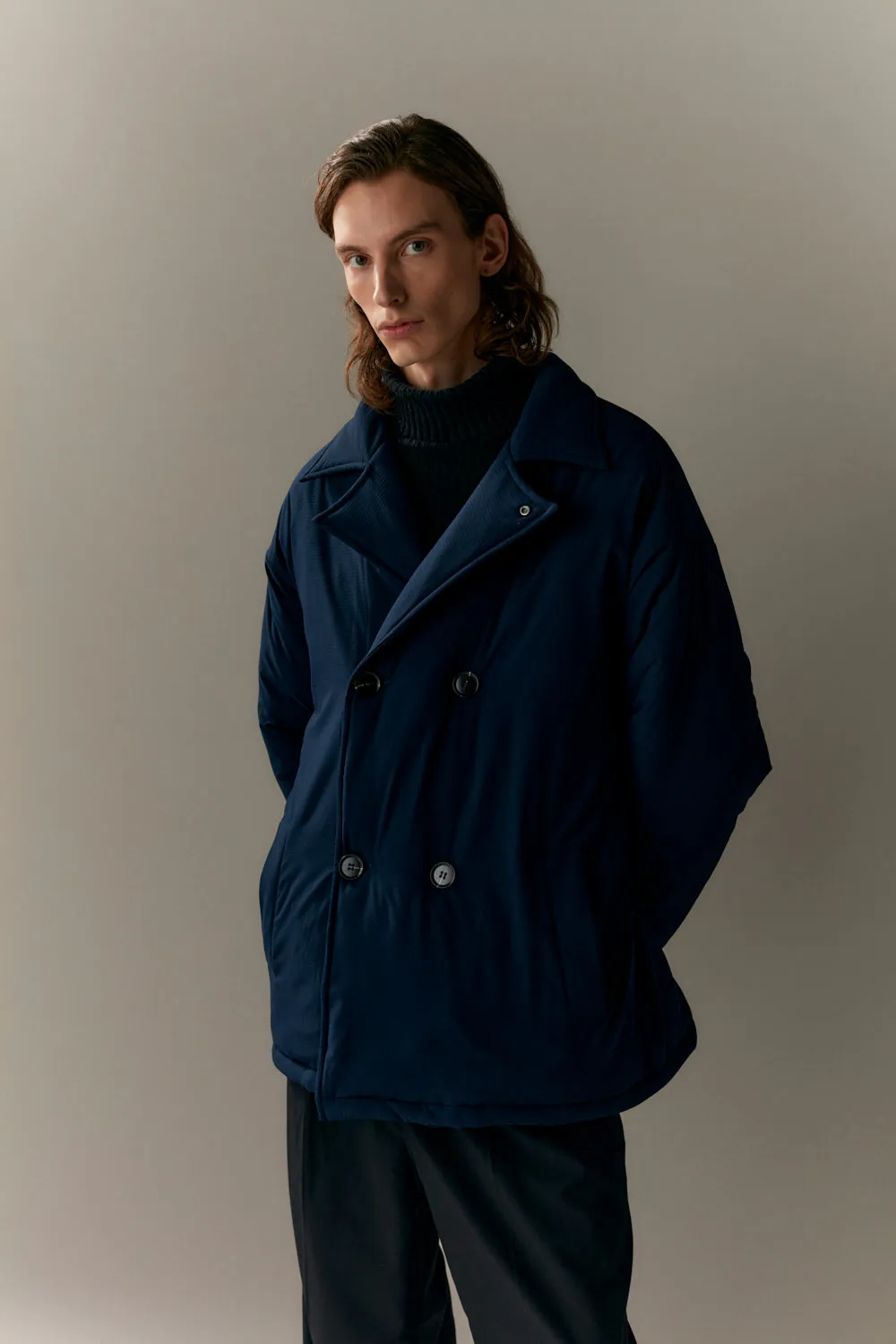 DOUBLE B BULKY AW23 navy