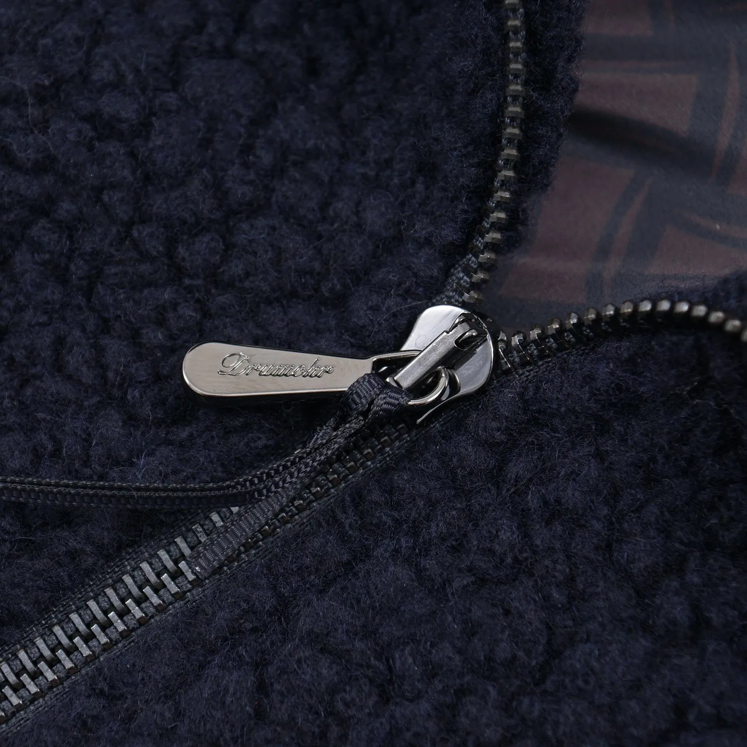 Drumohr Boucle Wool Short Parka
