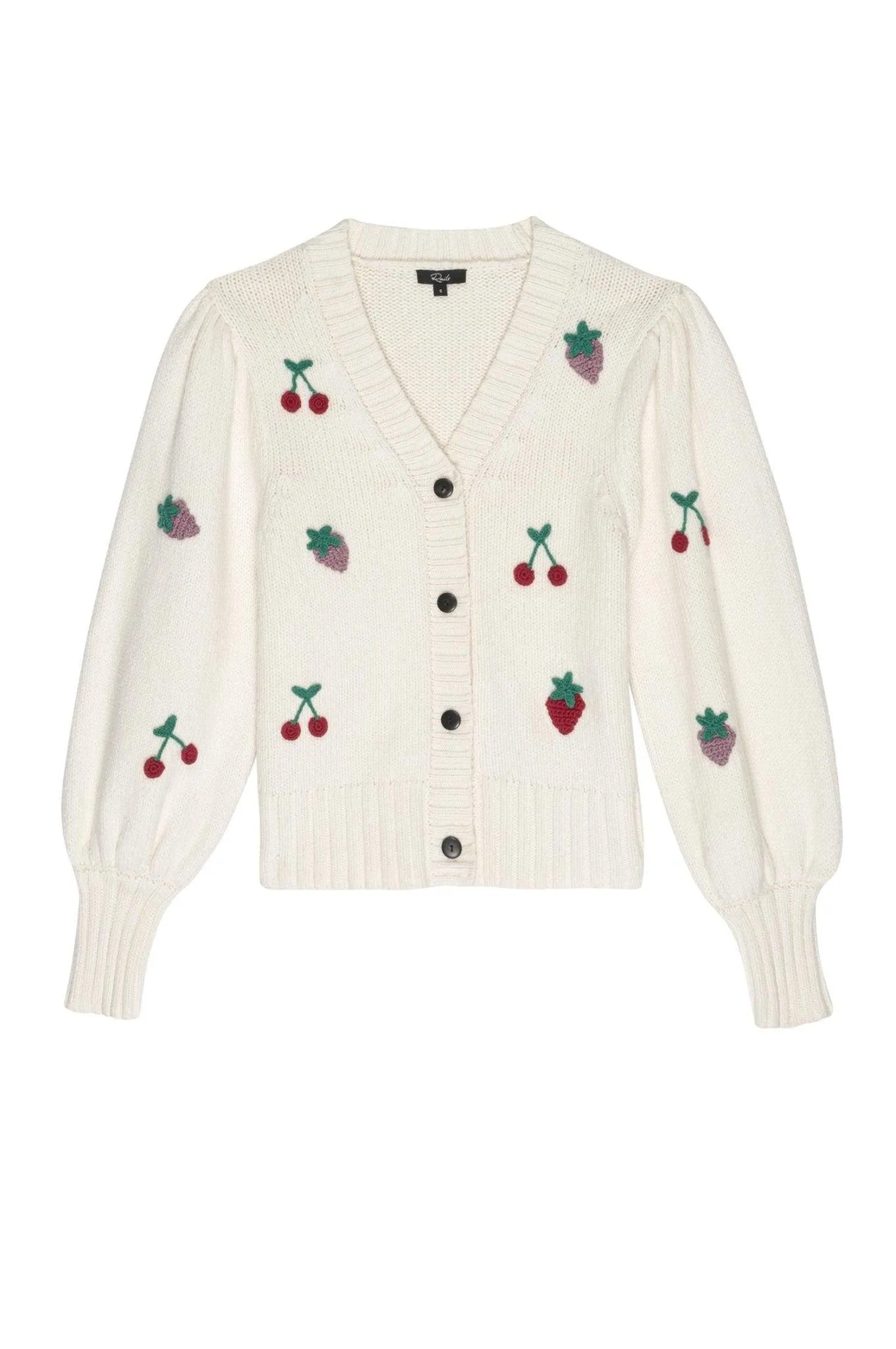 Esther Cardigan Ivory Fruits