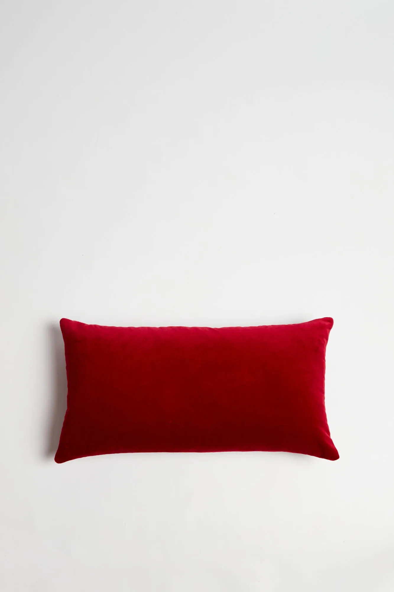 Foxford Berry Velvet Cushion Oblong