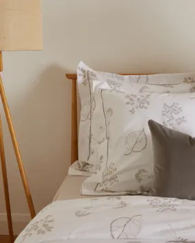 Foxford Mink Meadow Square Pillowcase