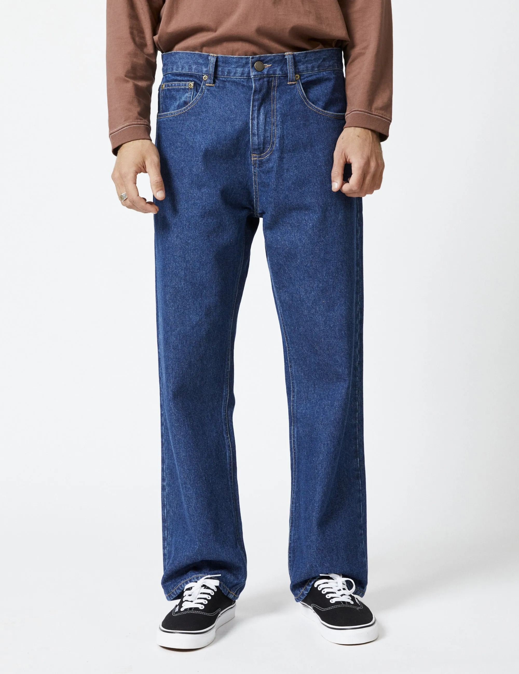 Fresno Loose Fit Denim - Blue Steel
