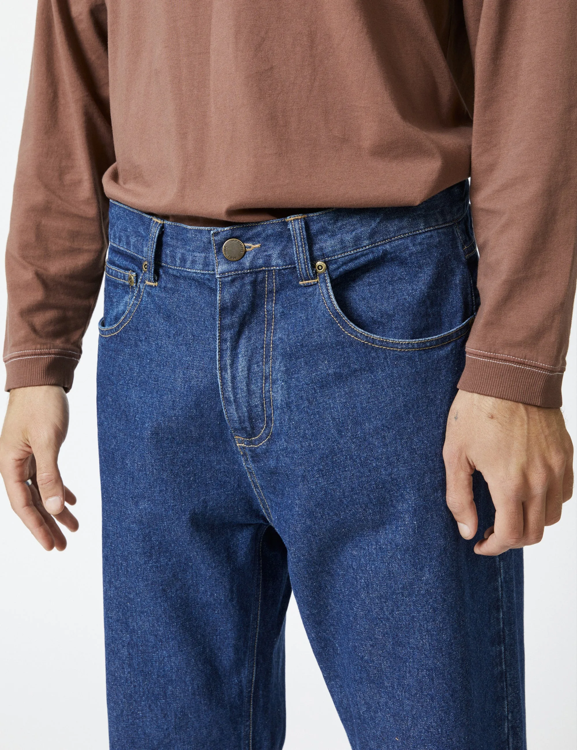 Fresno Loose Fit Denim - Blue Steel