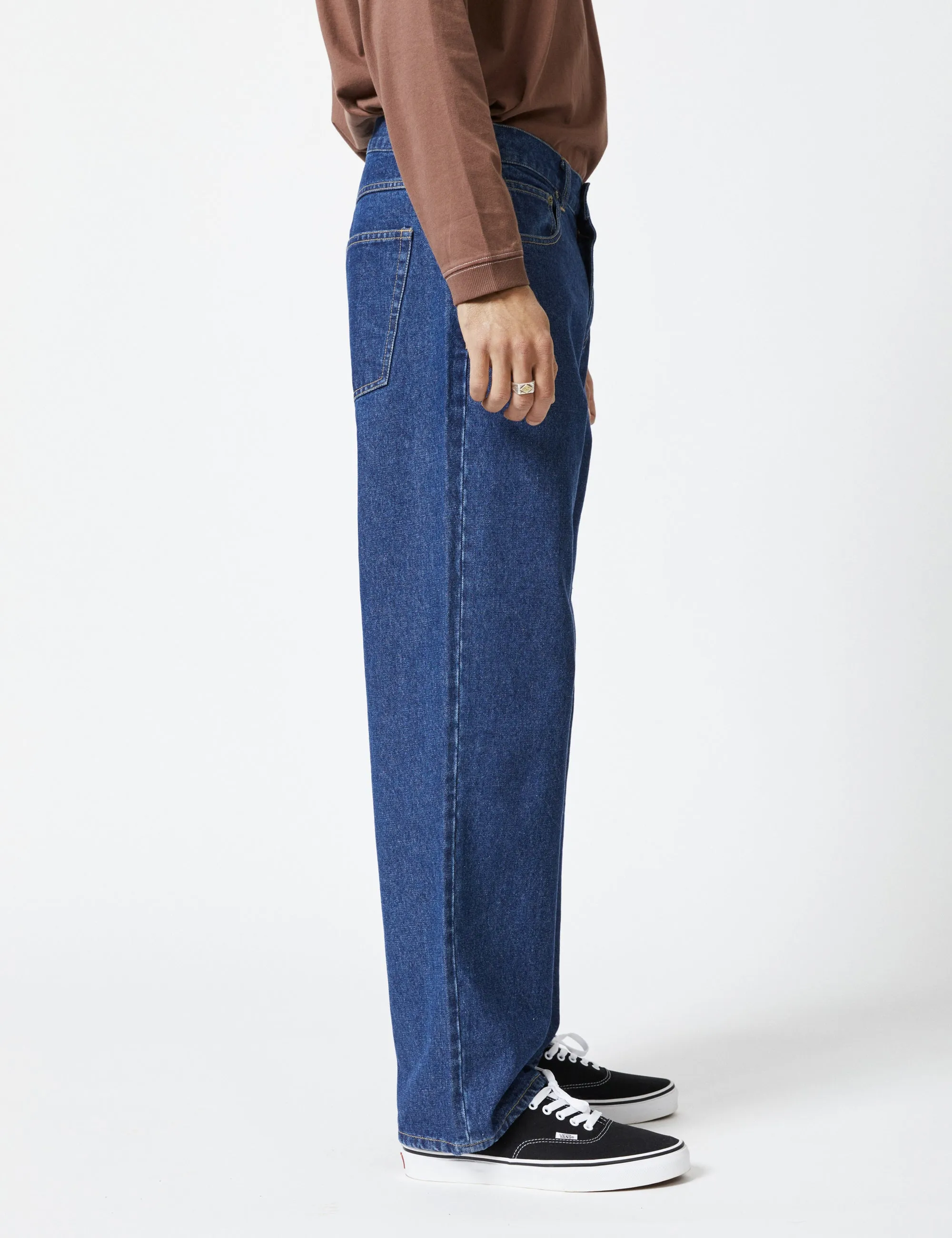 Fresno Loose Fit Denim - Blue Steel