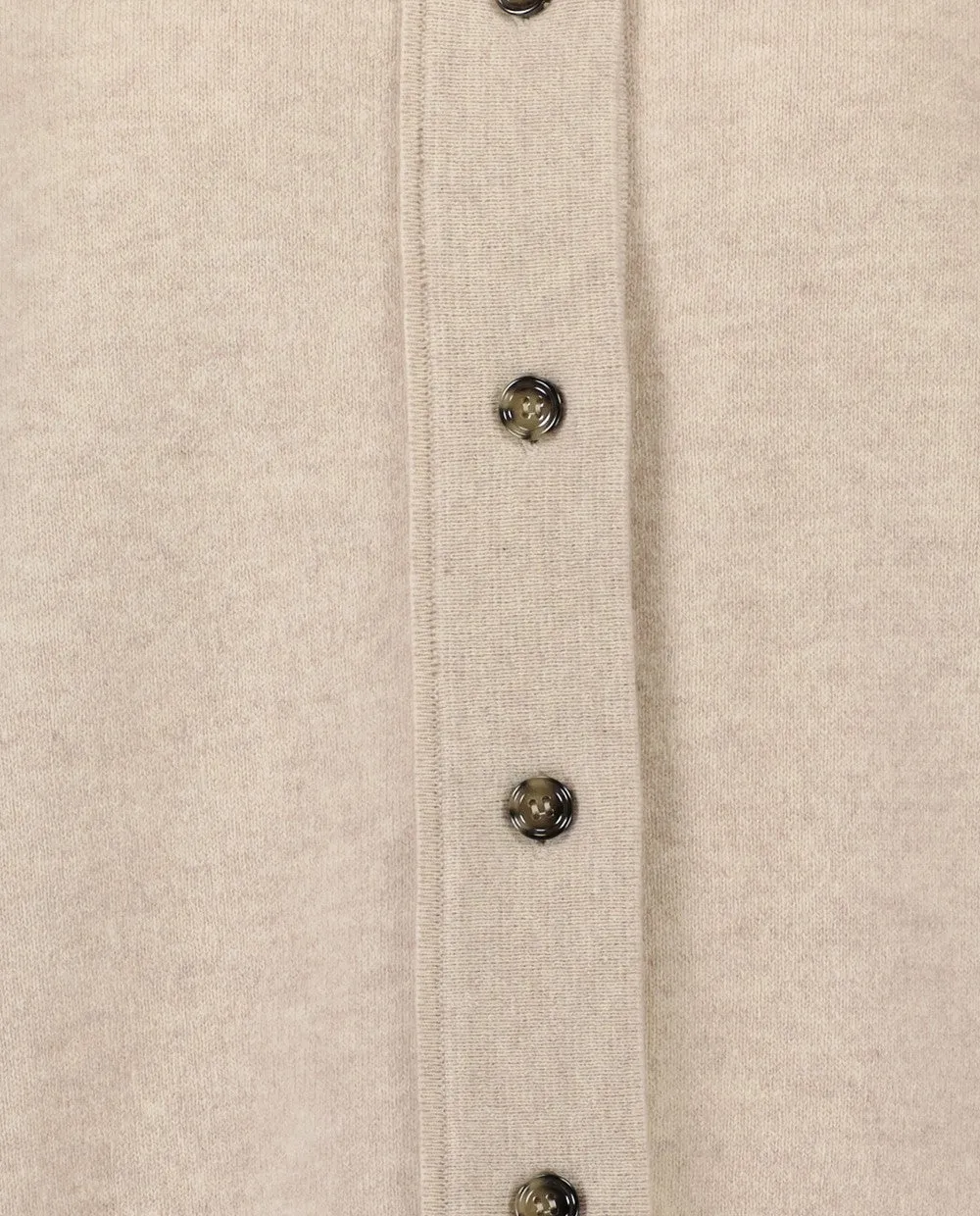 Hemd aus Cashmere-Mischung in Beige