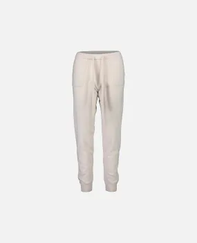 Hosen aus Cashmere-Mischung in Creme - Gerade Passform