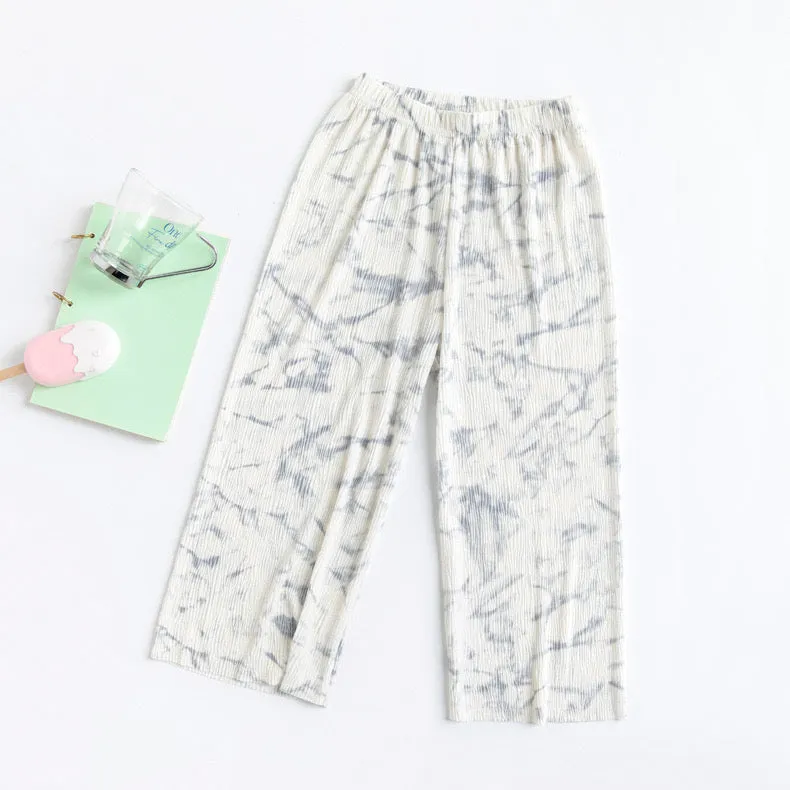 Ink Style Summer Kids Wide Leg Pants