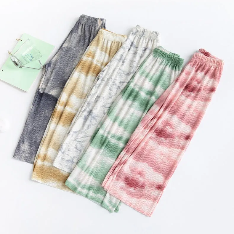 Ink Style Summer Kids Wide Leg Pants