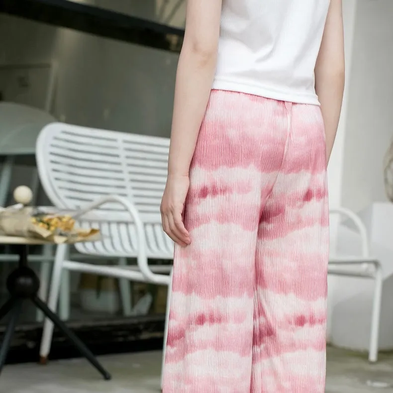 Ink Style Summer Kids Wide Leg Pants
