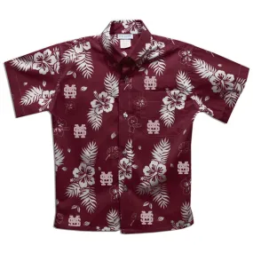 Interlocking MS Youth Hawaiian Shirt