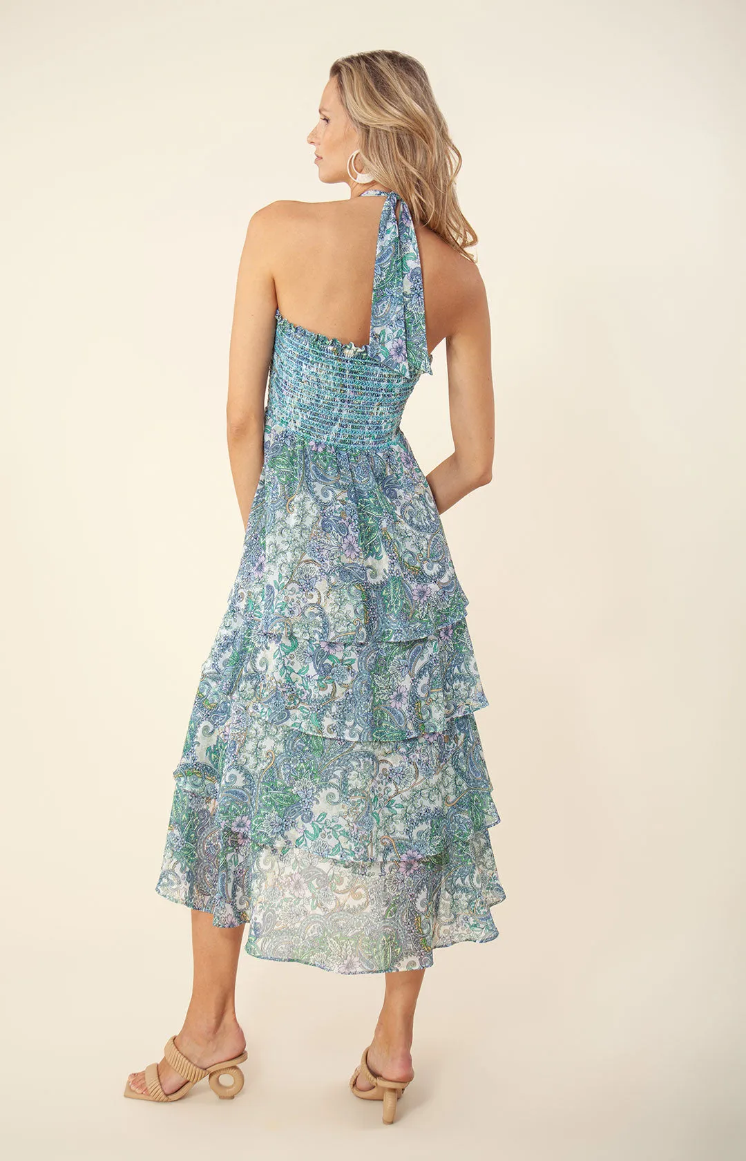 Kestrel Chiffon Smocked Dress