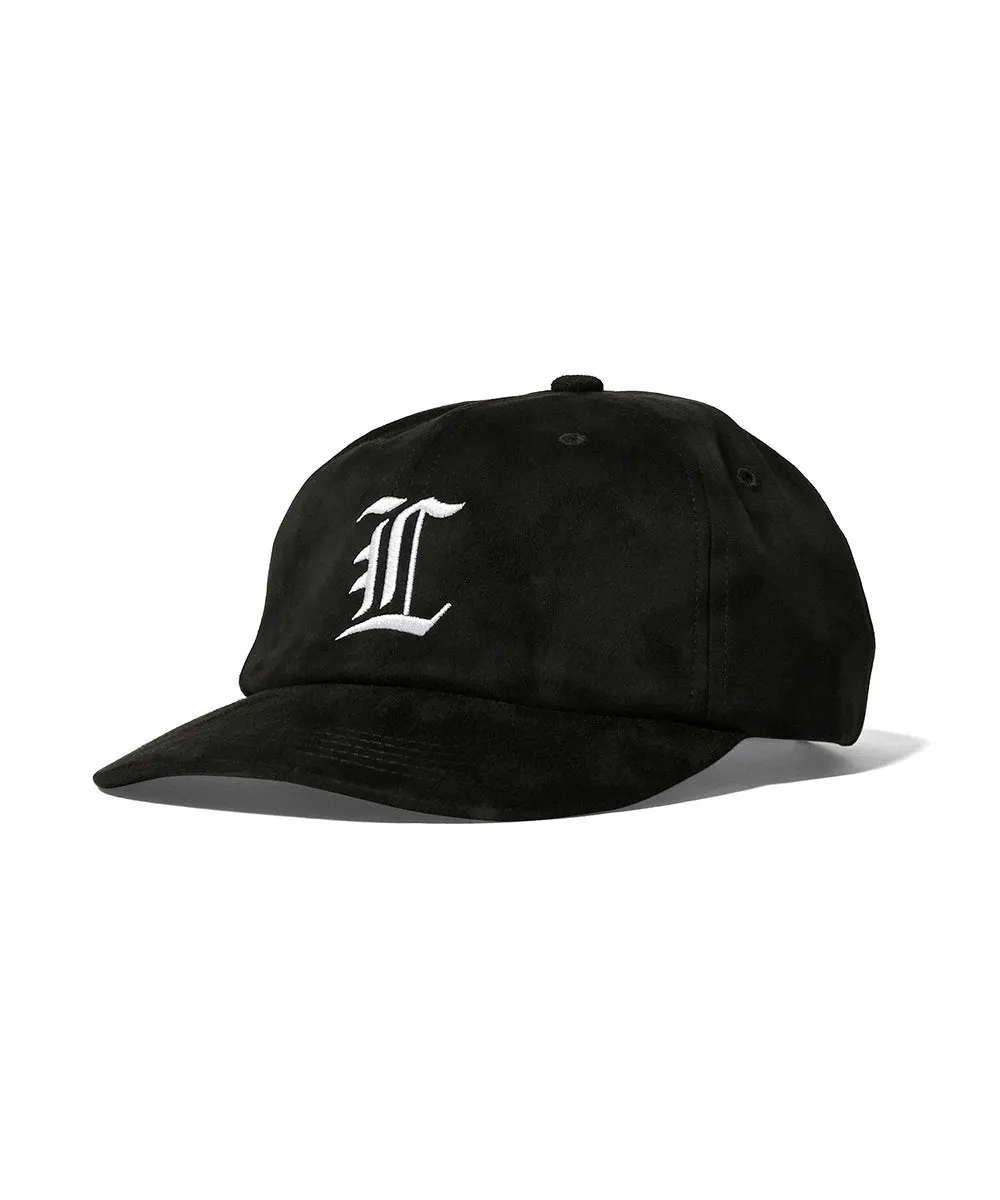Lafayette Faux Suede Strapback Cap Black