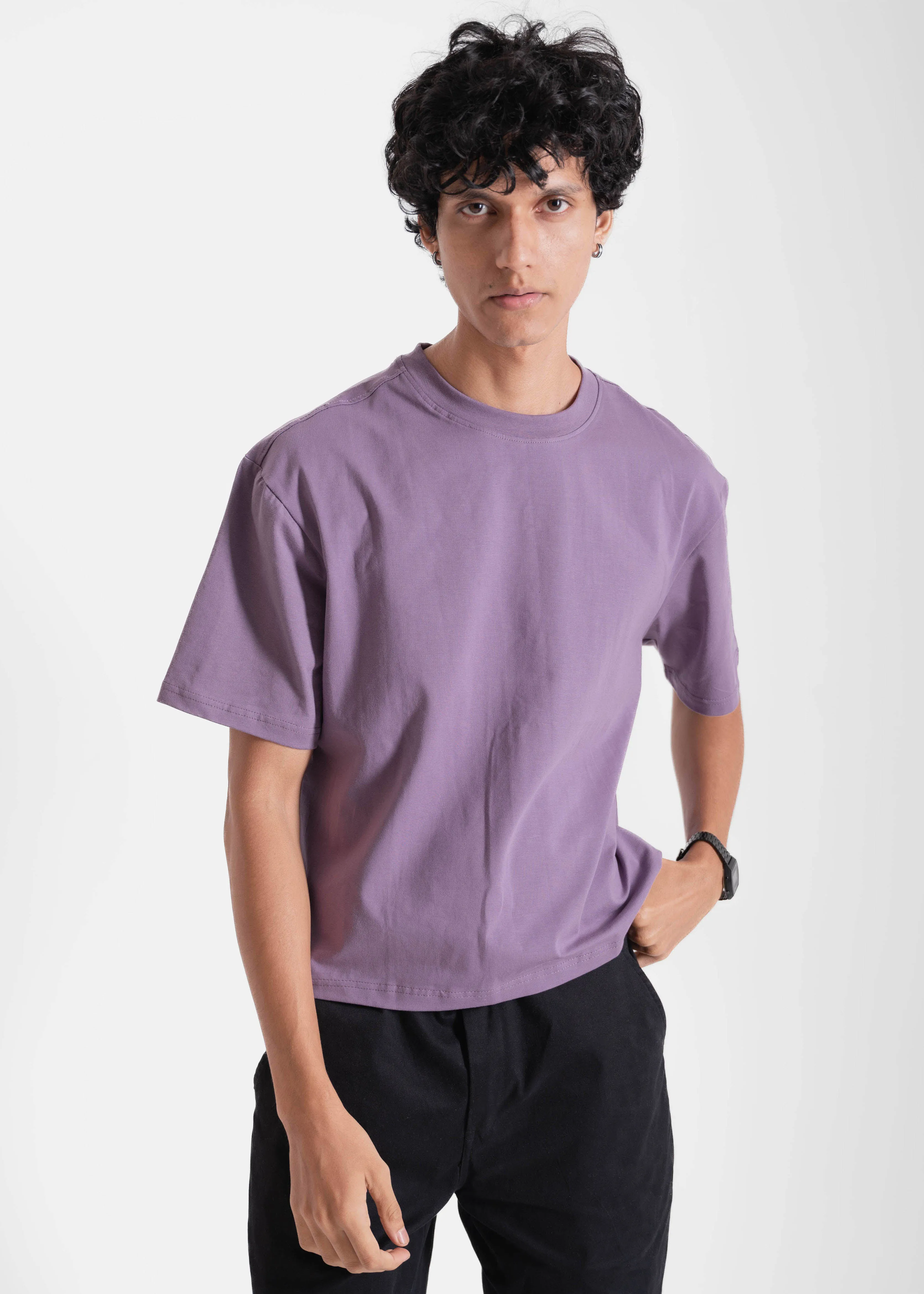 Lavender — Box Fit (Cropped) T-Shirt