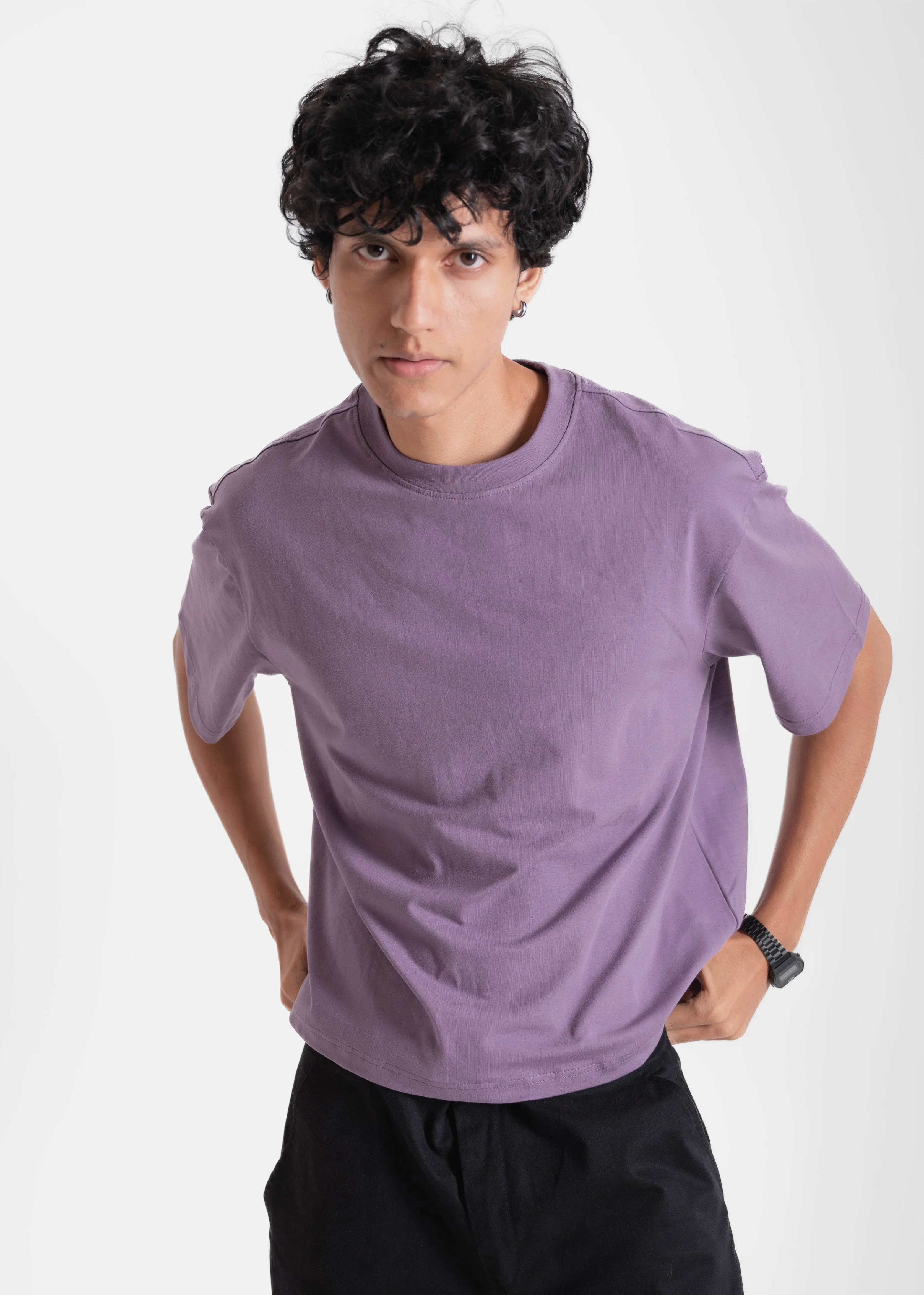 Lavender — Box Fit (Cropped) T-Shirt
