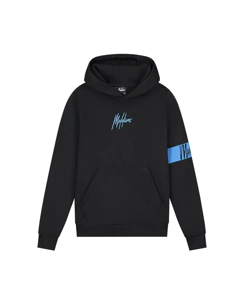 Malelions Junior Captain Hoodie | Black/Cobalt