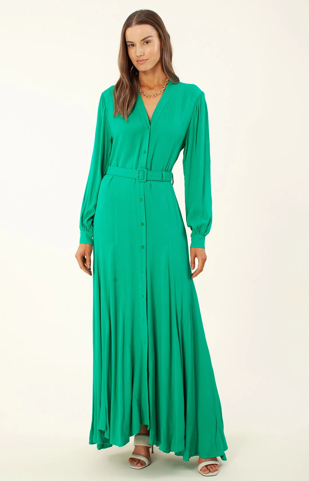 Marlena Solid Maxi Dress